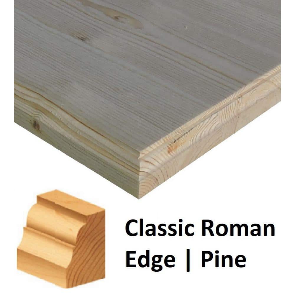 1 in. x 30 in. x 60 in. Allwood Pine Project Panel with Classic Roman Edges