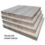 1 in. x 1 ft. x 1 ft. Allwood Pine Project Panel (4-Pack)