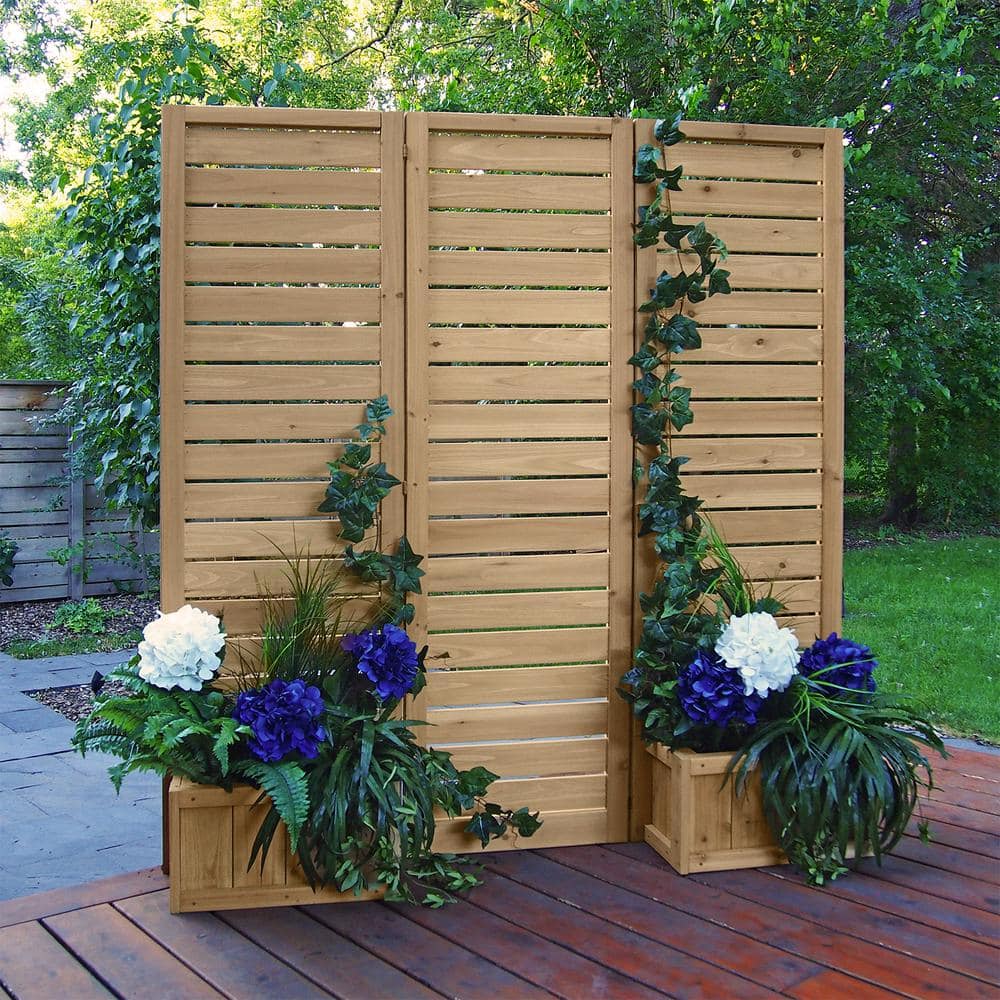 Yardistry 5' x 5' Wood Privacy Screen