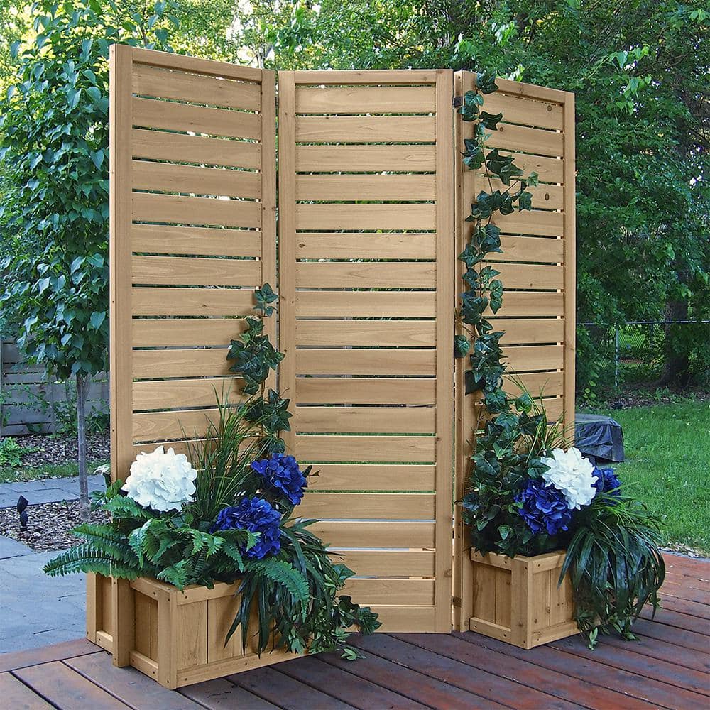 Yardistry 5' x 5' Wood Privacy Screen