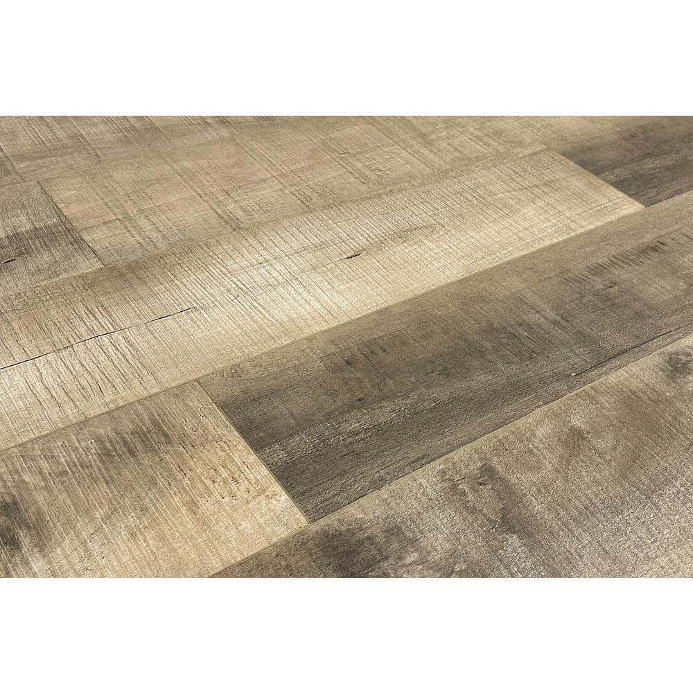 Montserrat Summa Natural Chestnut 14 mm T x 7.75 in. W HDF Waterproof AC5 Click Lock Laminate Wood Flooring (23.09 sq. ft./case)