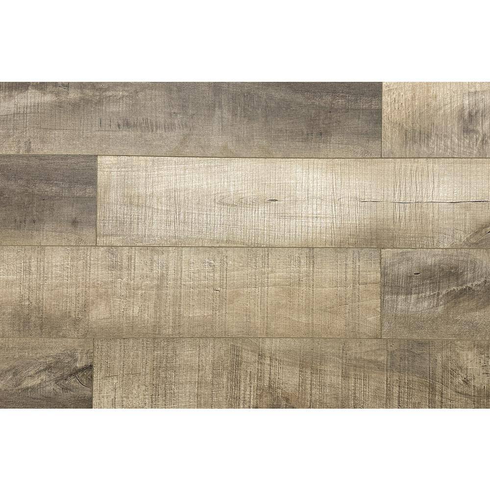 Montserrat Summa Natural Chestnut 14 mm T x 7.75 in. W HDF Waterproof AC5 Click Lock Laminate Wood Flooring (23.09 sq. ft./case)