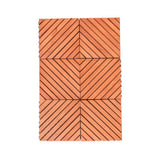 1 ft. x 1 ft. Eucalyptus Deck Tile in Natural Wood (10-Piece)