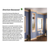 HOUSE OF FARA 3/4 in. x 3-1/4 in. x 96 in. Unfinished Hard Wood Casing