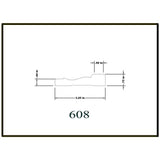 HOUSE OF FARA 3/4 in. x 3-1/4 in. x 96 in. Unfinished Hard Wood Casing
