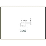 HOUSE OF FARA 3/8 in. x 1-1/4 in. x 7 ft. Oak Colonial Stop/Mullion Moulding