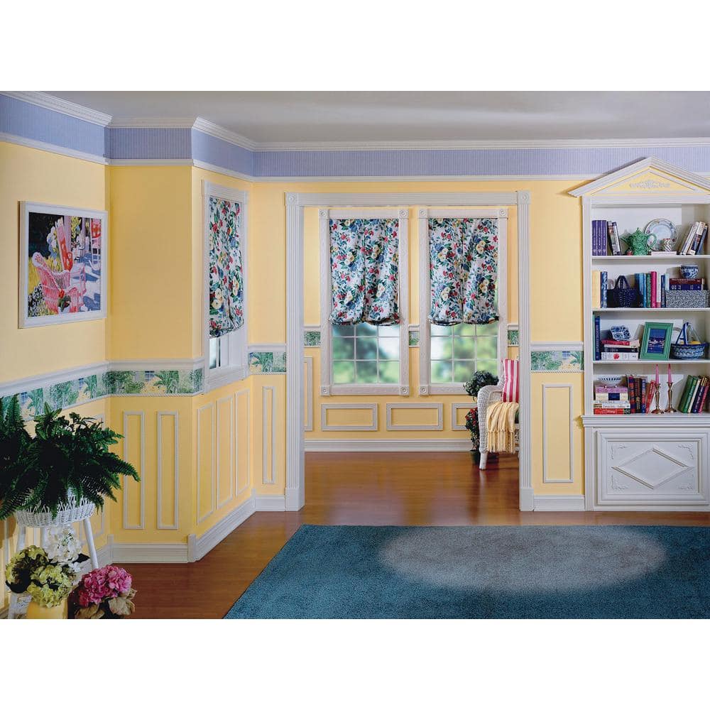 HOUSE OF FARA 13/16 in. x 2-1/32 in. x 96 in. Unfinished Hard Wood Crown Molding (1-Piece)