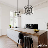 Hunter Doherty 4-Light Natural Iron Island Chandelier