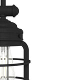 Hunter Starklake 5 Light Natural Iron Linear Chandelier with Metal Shades Kitchen Light
