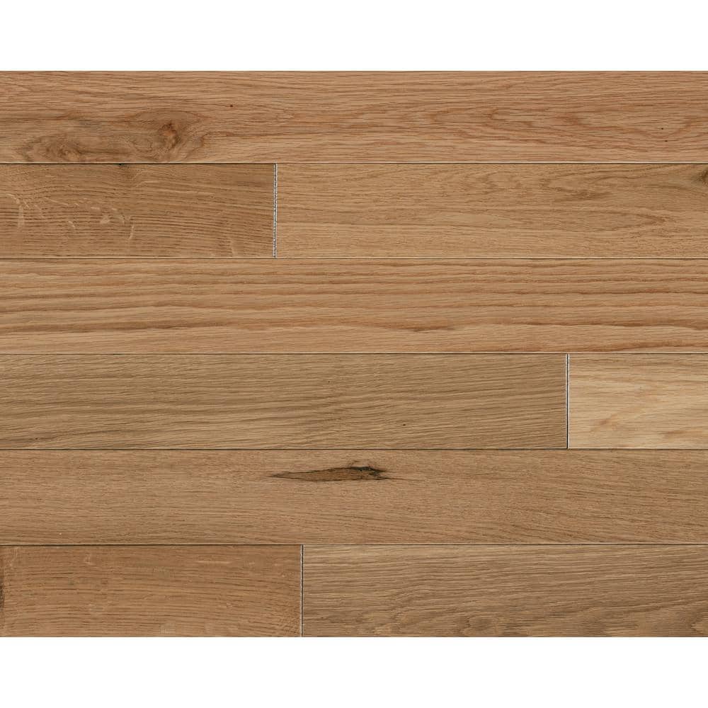 CENTURY FLOORING Natural Oak 3/4 in. W Thick x 3.25 in. Wide x Random Length Solid White Oak Hardwood Flooring (27.00 sq. ft./case)