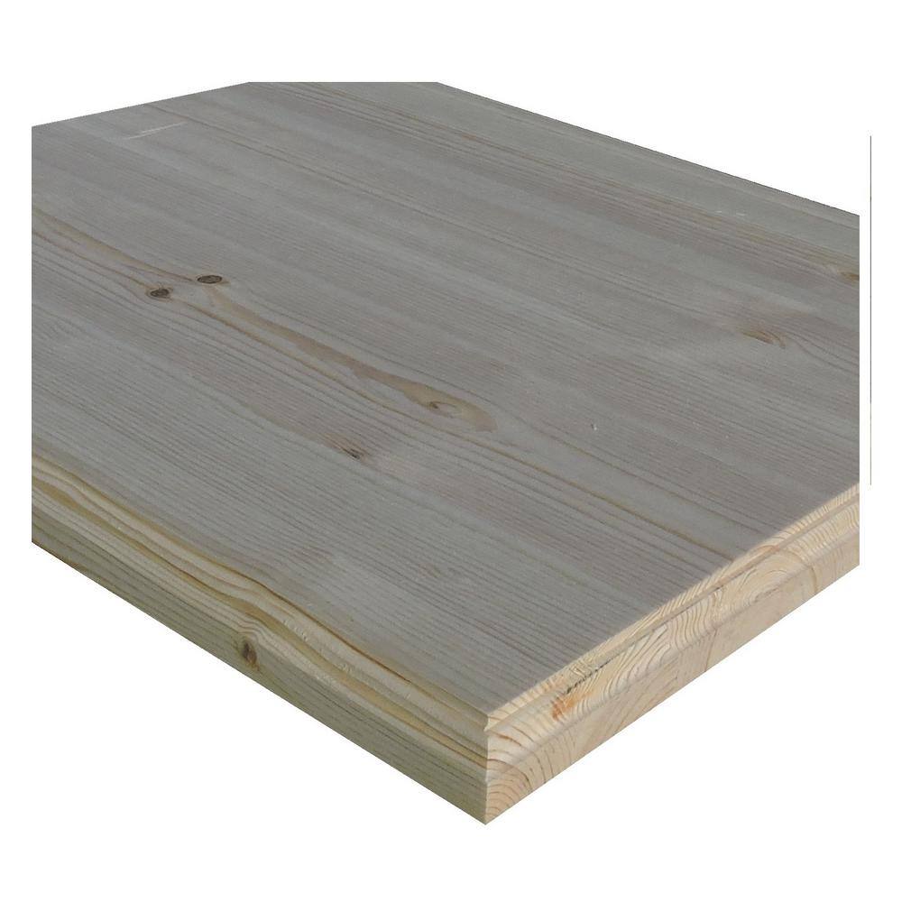 Unbranded 1 in. x 18 in. x 18 in. Allwood Pine Project Panel with Roman Edges