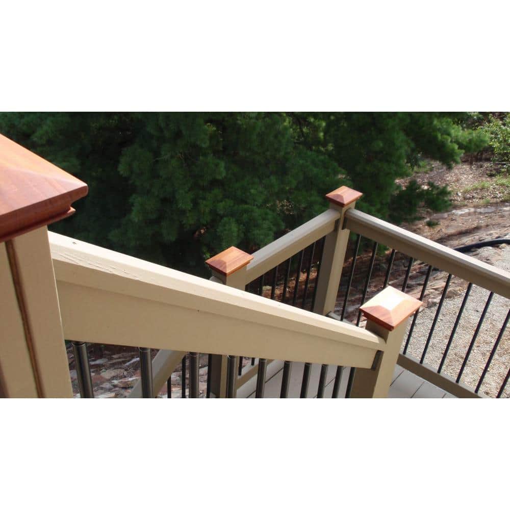 Protectyte Miterless 4 in. x 6 in. Untreated Wood Pyramid Slip Over Fence Post Cap