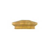 Protectyte Miterless 4 in. x 6 in. Untreated Wood Pyramid Slip Over Fence Post Cap