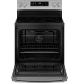 GE 30 in. 5.3 cu. ft. Electric Range with Self-Cleaning Convection Oven in Stainless Steel