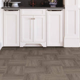 FloorPops Bungalow 12 in. W x 12 in. L Peel and Stick Floor Vinyl Tiles, Grey Wood Look (20 Tiles, 20 sq. ft. Case)