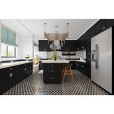 LIFEART CABINETRY LaPort Assembled 36 in. x 18 in. x 12 in. Wall Cabinet with 2 Doors and No-Shelves in Dark Espresso