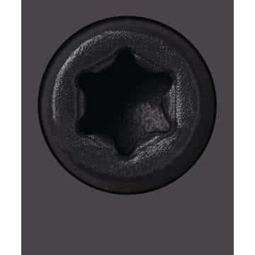 NewTechWood #10 x 2-1/2 in. Stainless Steel Star Drive Flat Undercut Composite Deck Screw Hawaiian in Charcoal (100-Pack)