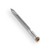 NewTechWood #10 x 2-1/2 in. Stainless Steel Star Drive Flat Undercut Composite Deck Screw Peruvian in Teak (100-Pack)