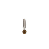 NewTechWood #10 x 2-1/2 in. Stainless Steel Star Drive Flat Undercut Composite Deck Screw Peruvian in Teak (100-Pack)
