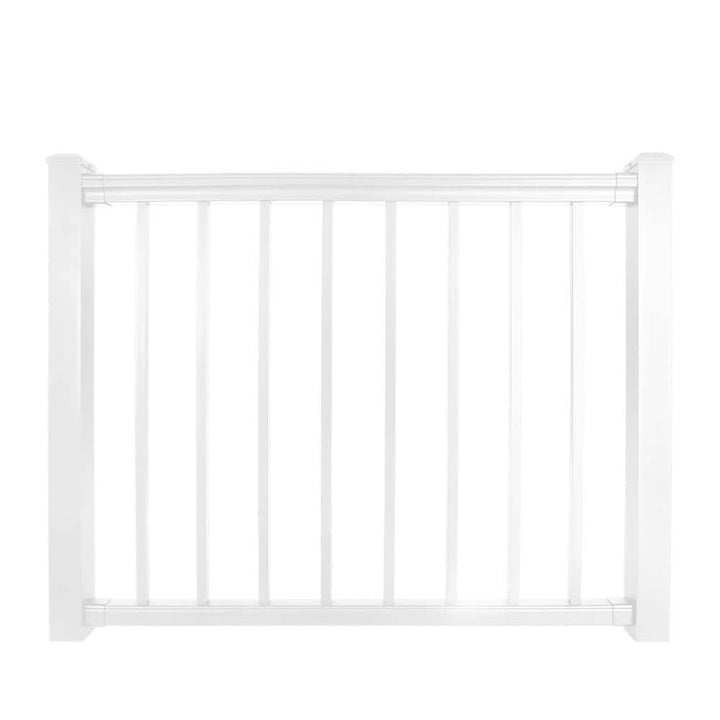 NewTechWood Allure Preassembled Aluminum 42 in. Gate in White