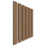 NewTechWood Alusions 1 in. x 2 in. x 144 in. Coextruded Peruvian Teak Wood Composite Aluminum Beams