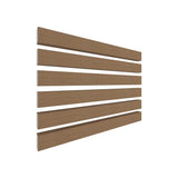 NewTechWood Alusions 1 in. x 2 in. x 144 in. Coextruded Peruvian Teak Wood Composite Aluminum Beams