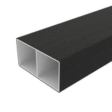 NewTechWood Alusions 2 in. x 4 in. x 144 in. Coextruded Indian Ebony Wood Composite Aluminum Beams