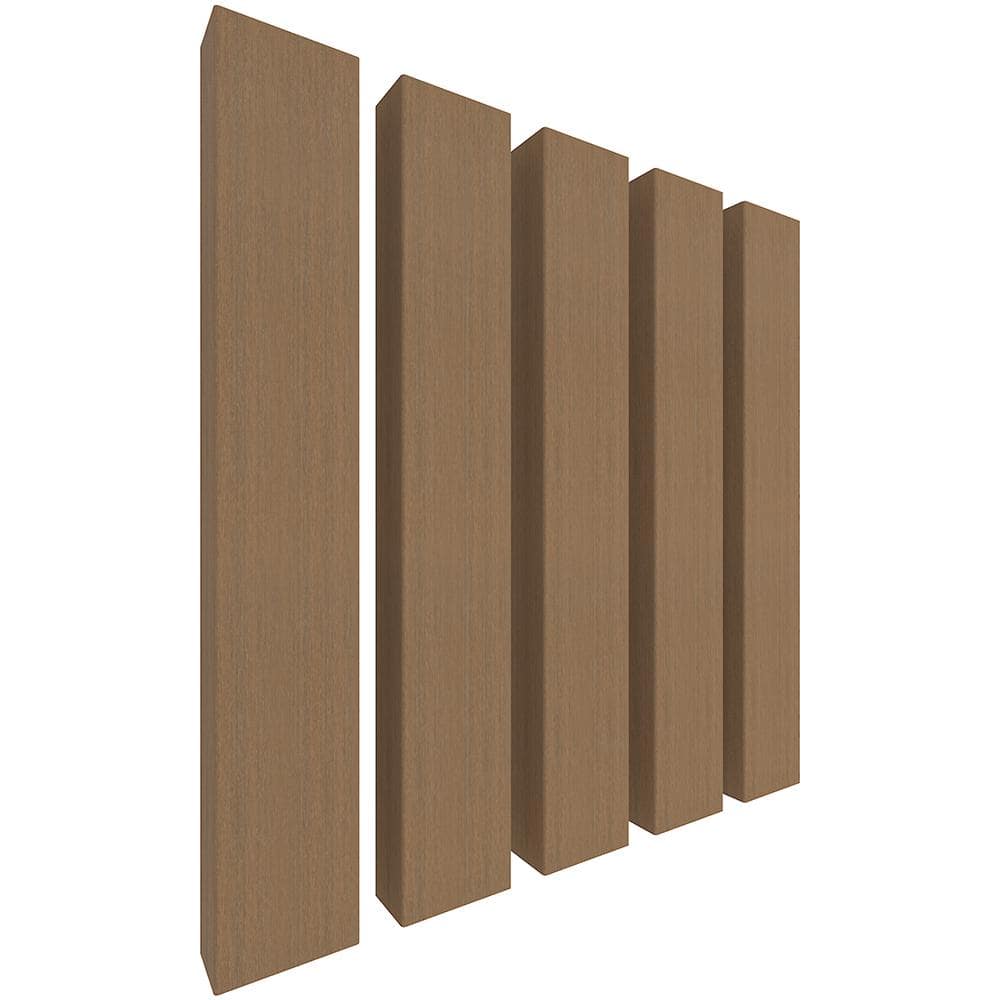NewTechWood Alusions 2 in. x 4 in. x 144 in. Coextruded Peruvian Teak Wood Composite Aluminum Beams