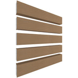 NewTechWood Alusions 2 in. x 4 in. x 144 in. Coextruded Peruvian Teak Wood Composite Aluminum Beams