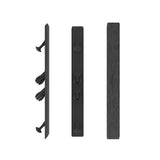 NewTechWood UltraShield Hawaiian Charcoal Plastic End Cap for Composite Decking 16 ft. Boards (10 per Bag)