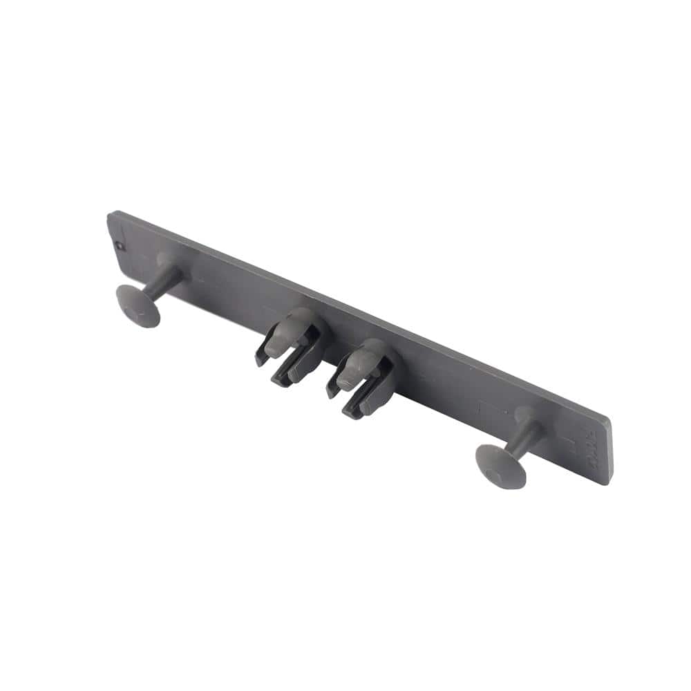 NewTechWood UltraShield Westminster Gray End Cap for Composite Decking 16 ft. Boards (10 per Bag)