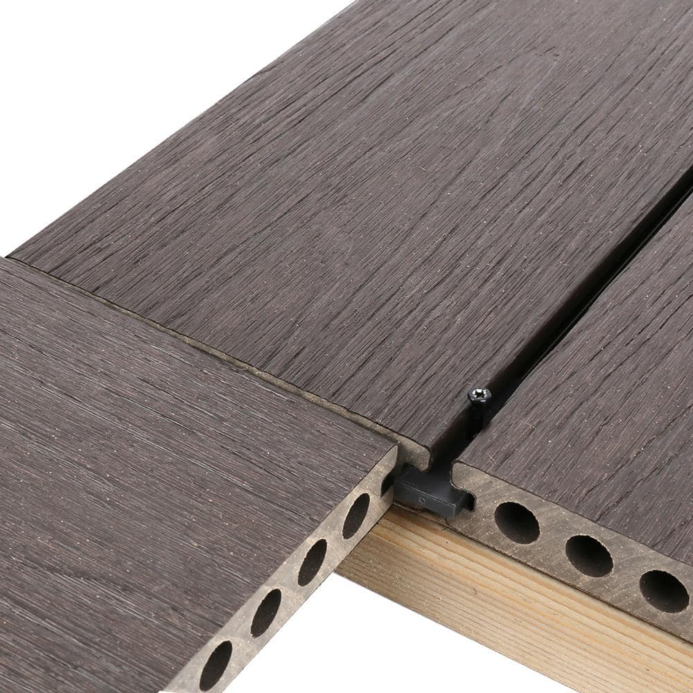 NewTechWood UltraShield T Clip Hidden Fastener for Break Board Installation (47-Pieces Per Bag)