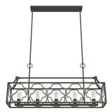 Hunter Stone Creek 5 Light Noble Bronze Basket Chandelier Dining Room Light