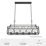Hunter Stone Creek 5 Light Noble Bronze Basket Chandelier Dining Room Light