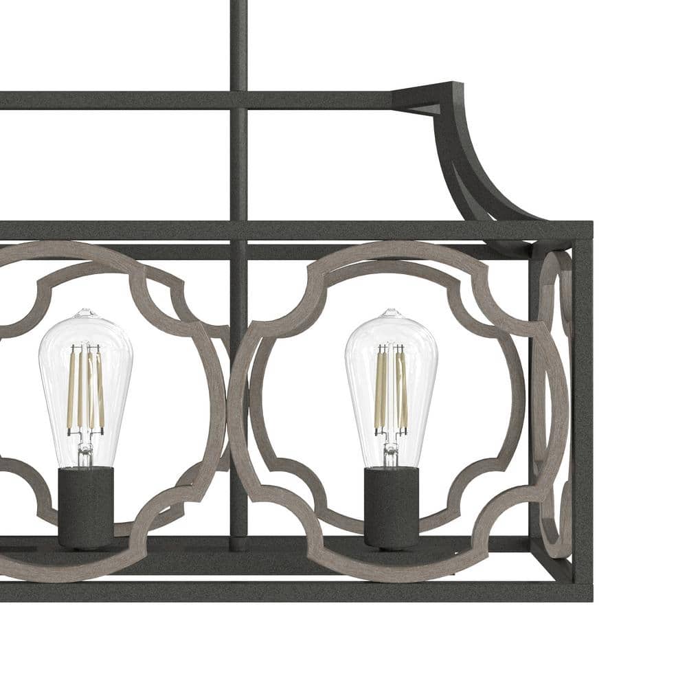 Hunter Stone Creek 5 Light Noble Bronze Basket Chandelier Dining Room Light