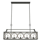 Hunter Stone Creek 5 Light Noble Bronze Basket Chandelier Dining Room Light