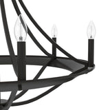 Hunter Perch Point 6-Light Noble Bronze Candlestick Chandelier