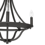 Hunter Perch Point 5-Light Noble Bronze Candlestick Chandelier