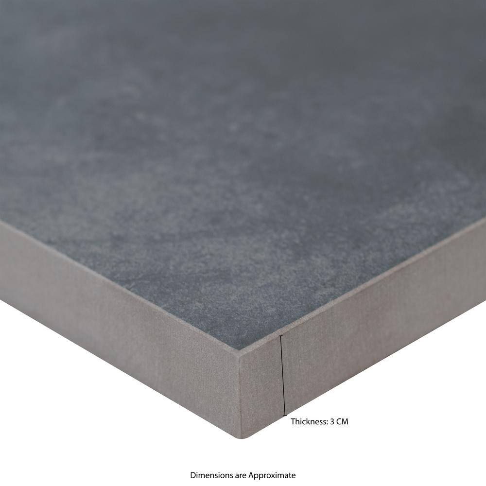 MSI Nolitan Carbon 3 cm x 24 in. x 24 in. Porcelain Paver Floor Tile (40-Pieces/160 sq. ft./Pallet)