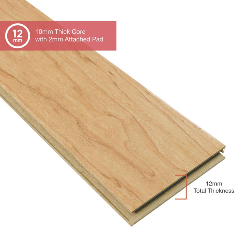 Pergo Outlast+ Northern Blonde Maple 12 mm T x 5.2 in. W Waterproof Laminate Wood Flooring (13.74 sqft/case)