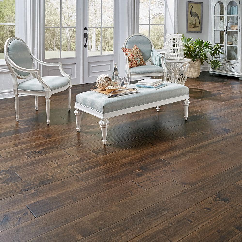 HOMELEGEND Northview Maple 5/8 in. T x 7.5 in. W Hand Scraped Engineered Hardwood Flooring (31.1 sqft/case)