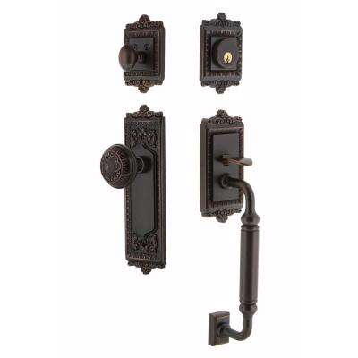 Kwikset 
    Chelsea Satin Nickel Handle Only with Left-Handed Tustin Door Lever - Super Arbor