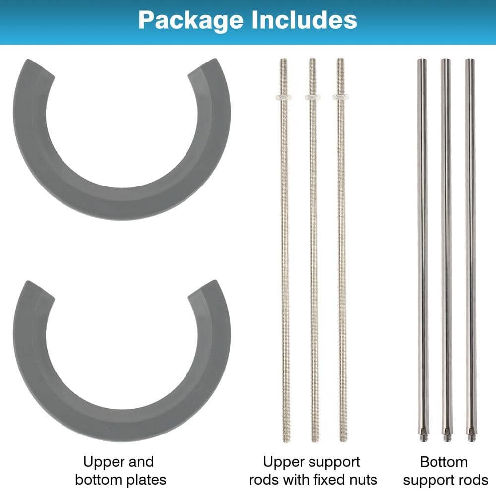 Numhew Adjustable Undermount Sink Support Brackets