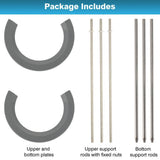 Numhew Adjustable Undermount Sink Support Brackets