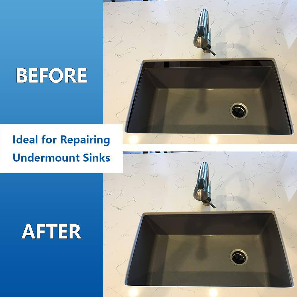 Numhew Sink Repair Kit: Adjustable Undermount Sink Brackets (4-Pack)