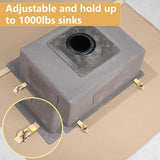 Numhew Gold Undermount Sink Clips Mounting Kit - 12 Pack