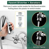 Numhew Sink Faucet Sprayer Set with 59-inch Hose, Water Saving Aerator
