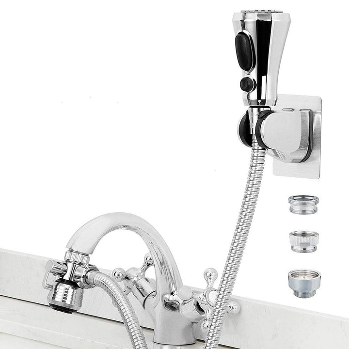 Numhew Sink Faucet Sprayer Set with 59-inch Hose, Water Saving Aerator