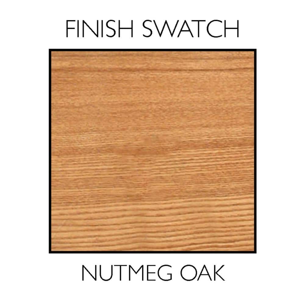 Design House Richland 36 in. W x 30 in. H x 4-4/5 in. D Framed Tri-View Surface-Mount Bathroom Medicine Cabinet in Nutmeg Oak