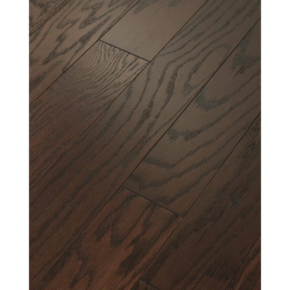 Shaw Bradford 5 Nutmeg Red Oak 3/8 In. T X 5 in. W Tongue and Groove Smooth Engineered Hardwood Flooring (23.66 sq.ft./case)